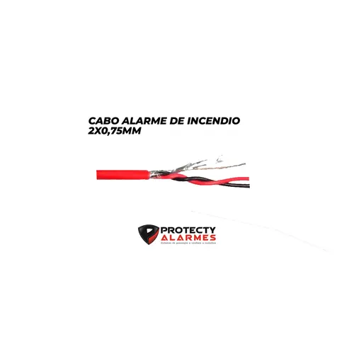Cabo alarme de incendio 2x0,75mm