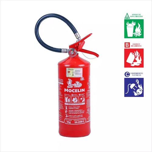 EXTINTOR INDUSTRIAL PQS 4KG ABC