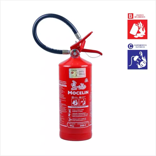 EXTINTOR INDUSTRIAL PQS 4KG BC